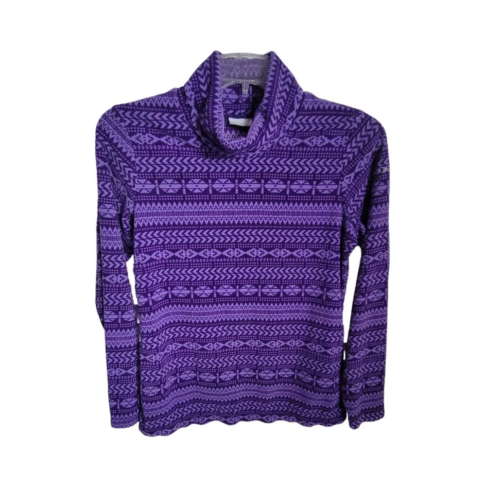 Columbia Womens Sweater Geometric Design Great Condition Size Medium